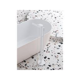Ravak Spring bateria wannowo-prysznicowa wolnostojąca biała X070578