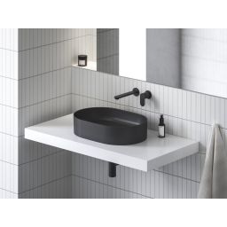 Ravak Chrome II bateria umywalkowa podtynkowa CR II 019.20BL.O1 czarna X070592