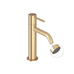 Ravak Espirit bateria umywalkowa stojąca ES 012.00 złoty szczotkowany X070597