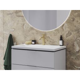 Ravak Espirit bateria umywalkowa stojąca ES 012.00 złoty szczotkowany X070597