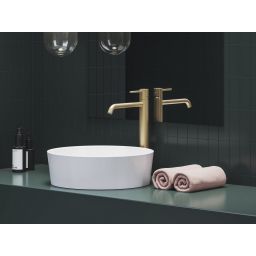 Ravak Espirit bateria umywalkowa stojąca złoty szczotkowany X070598