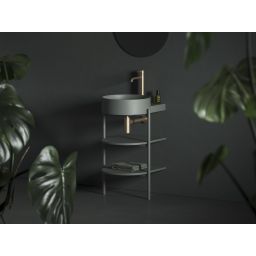 Ravak Espirit bateria umywalkowa stojąca złoty szczotkowany X070598