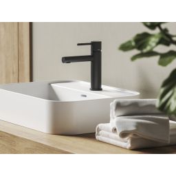 Ravak Nox bateria umywalkowa stojąca czarna X070648