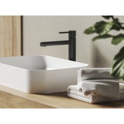 Ravak Nox bateria umywalkowa stojąca czarna X070649