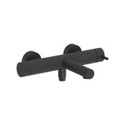 Ravak Nox bateria wannowo-prysznicowa ścienna czarna X070650