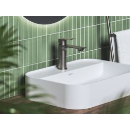 Ravak Plan bateria umywalkowa stojąca grafit szczotkowany X070652