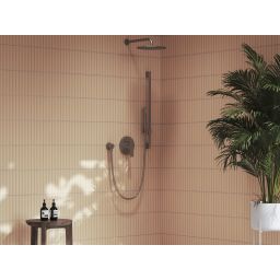 Ravak Plan bateria wannowo-prysznicowa podtynkowa grafit szczotkowany X070656