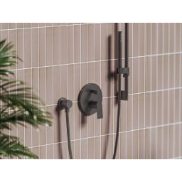 Ravak Plan bateria wannowo-prysznicowa podtynkowa grafit szczotkowany X070656