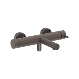 Ravak Nox bateria wannowo-prysznicowa ścienna grafitowa X070697