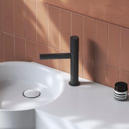 Ravak Revers bateria umywalkowa stojąca RV 012A.20BLM Craft czarny mat X070757