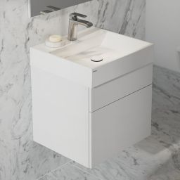 Ravak Natural szafka 50 cm podumywalkowa wisząca biały połysk X000001051