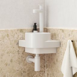 Ravak Yard konsola podumywalkowa 22,1x22,1x12,5 cm biała X01774