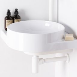 Ravak Yard konsola podumywalkowa 33,1x33,1x7 cm biała X01775