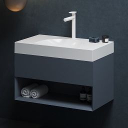 Ravak Lite szafka 80x45x43 cm podumywalkowa wisząca deepsea blue X000001863