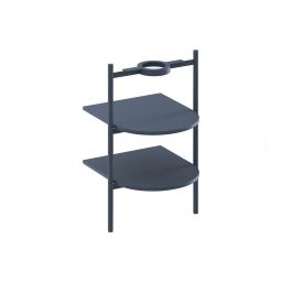 Ravak Yard szafka podumywalkowa 46,8x49,5x76,5 cm stojąca otwarta z półkami CS YARD 400 deepsea blue D800007004