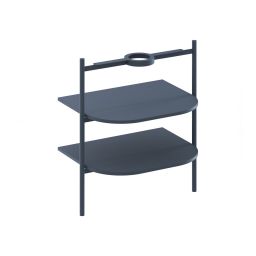 Ravak Yard szafka podumywalkowa 66,8x49,5x76,5 cm stojąca otwarta z półkami CS YARD 600 deepsea blue D800007005