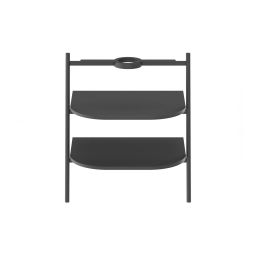 Ravak Yard szafka podumywalkowa 66,8x49,5x76,5 cm stojąca otwarta z półkami CS YARD 600 czarna D80000D005