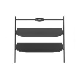 Ravak Yard szafka podumywalkowa 86,8x49,5x76,5 cm stojąca otwarta z półkami CS YARD 800 czarna D80000D006