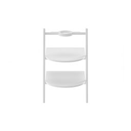 Ravak Yard szafka podumywalkowa 46,8x49,5x76,5 cm stojąca otwarta z półkami CS YARD 400 biały mat D80000E004