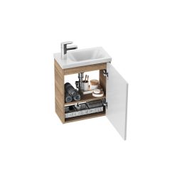 Ravak Chrome front szafki 40x55 cm prawy biały X000000541