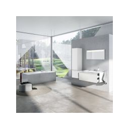 Ravak Clear lustro 80x44 cm prostokątne z oświetleniem biały X000000765