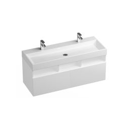 Ravak Natural szafka 120 cm podumywalkowa wisząca biały połysk X000001053