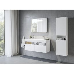 Ravak Natural szafka 120 cm podumywalkowa wisząca biały połysk X000001053