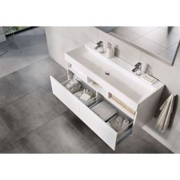 Ravak Natural szafka 120 cm podumywalkowa wisząca biały połysk X000001053