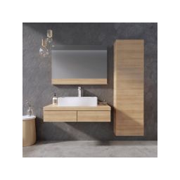 Ravak Formy szafka 46x27x160 cm boczna wisząca dąb X000001261