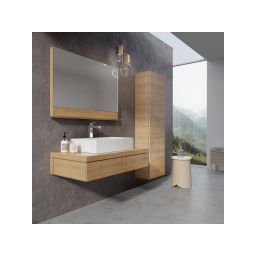 Ravak Formy szafka 46x27x160 cm boczna wisząca dąb X000001261