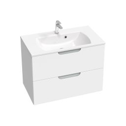 Ravak SD Classic II szafka 80 cm podumywalkowa wisząca biały połysk/szara  X000001481