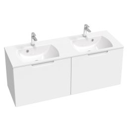 Ravak SD Classic II szafka 130 cm podumywalkowa wisząca biały połysk X000001482