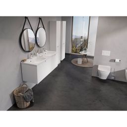 Ravak SD Classic II szafka 130 cm podumywalkowa wisząca biały połysk X000001482