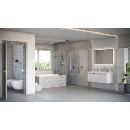 Ravak Oblong lustro 60x70 cm prostokątne z oświetleniem X000001562