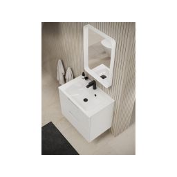 Ravak Strip lustro 80,6x70,6 cm prostokątne z oświetleniem biały X000001567