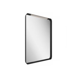 Ravak Strip lustro 50,6x70,6 cm prostokątne z oświetleniem czarny X000001569