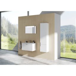 Ravak Clear II szafka 40 cm słupek łazienkowy wiszący prawy biały X000001644