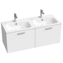 Ravak Chrome szafka 120x49x47 cm podumywalkowa wisząca biała uchwyt chrom X000001775