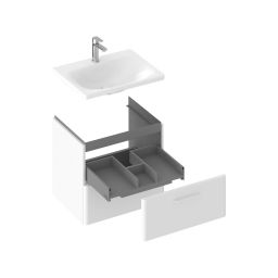 Ravak Balance szafka 50x46,5x50 cm podumywalkowa wisząca biała X000001813