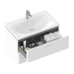 Ravak Balance szafka podumywalkowa 80x46,5x50 cm wisząca biała X000001815