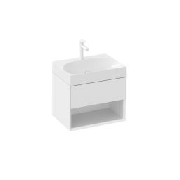 Ravak Lite szafka 60x45x43 cm podumywalkowa wisząca biała X000001855