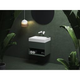 Ravak Lite szafka 60x45x43 cm podumywalkowa wisząca grey green X000001858