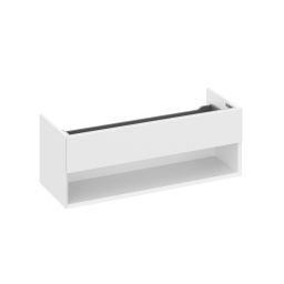 Ravak Lite szafka 120x45x43 cm podumywalkowa wisząca biały połysk X000001867