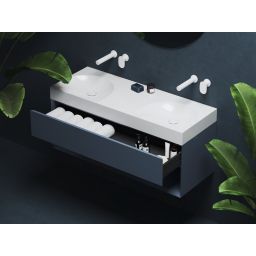 Ravak Lite szafka 120x45x43 cm podumywalkowa wisząca deepsea blue X000001869