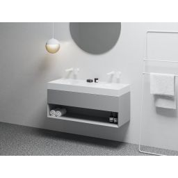 Ravak Lite szafka 120x45x43 cm podumywalkowa wisząca smoke grey X000001871