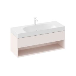 Ravak Lite szafka 120x45x43 cm podumywalkowa wisząca alabaster pink X000001872