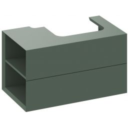 Ravak Lite szafka 80x45x43 cm podumywalkowa wisząca grey green X000001876