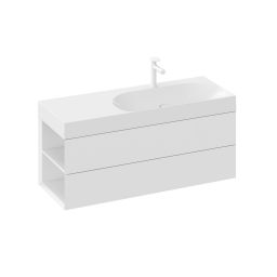 Ravak Lite szafka 120x45x43 cm podumywalkowa wisząca biała X000001879