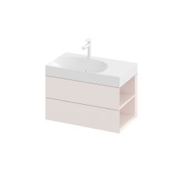 Ravak Lite szafka 80x45x43 cm podumywalkowa wisząca alabaster pink X000001890