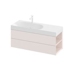 Ravak Lite szafka 120x45x43 cm podumywalkowa wisząca alabaster pink X000001896